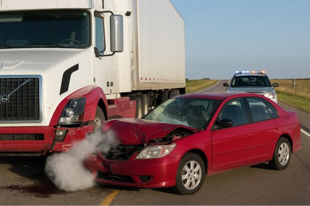 I was hit by an 18-wheeler truck. What should I do?